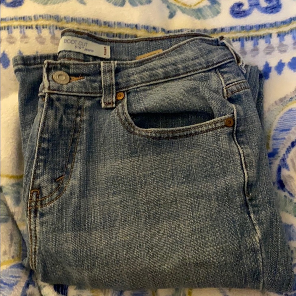 Blue bootcut jeans by LEVIS